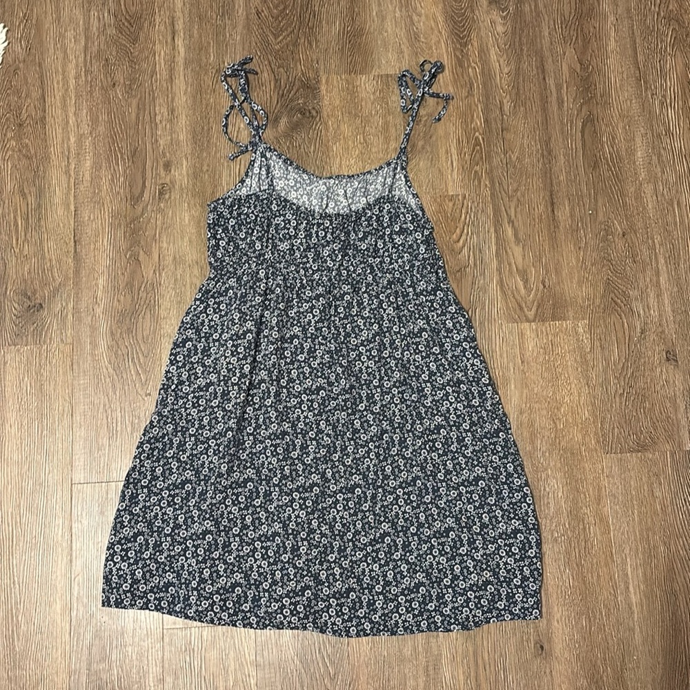 american eagle ruched square neck mini dress - Picture 3 of 4